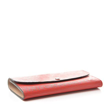 Louis Vuitton Epi Emilie Wallet Coquelicot 4 of 7