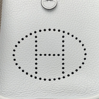 Hermes Taurillon Clemence Amazone Evelyne TPM Gris Perle Etain 7 of 11