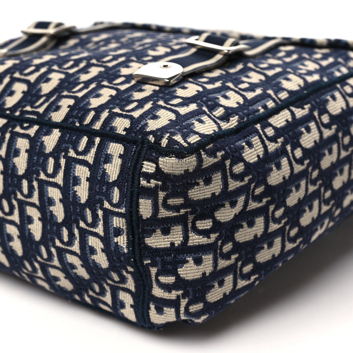 Oblique Backpack Blue White Blue White