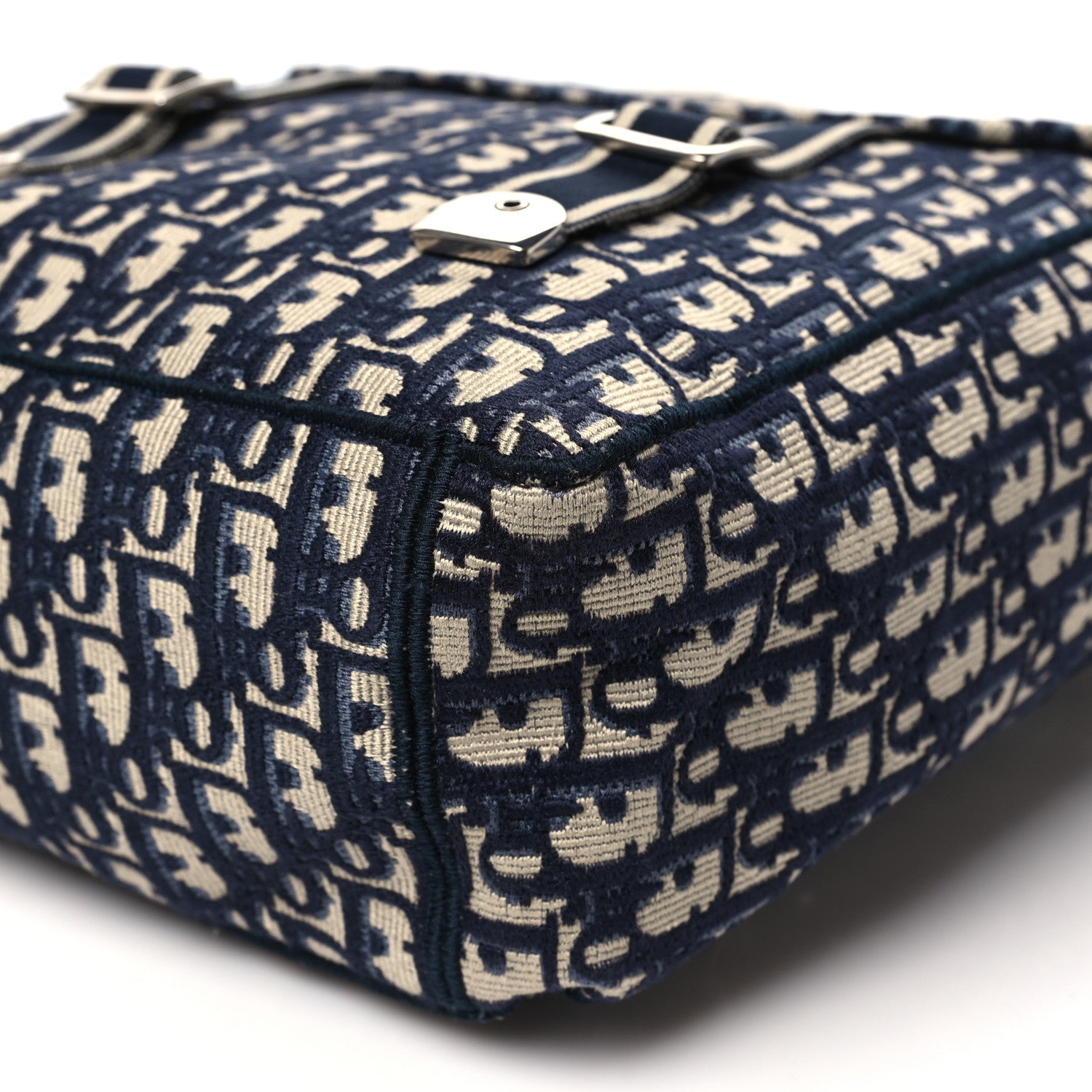 Christian Dior Oblique Backpack Blue White Blue White 10 of 12