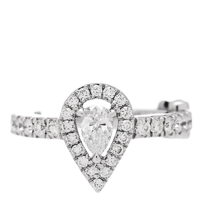 Messika 18K White Gold Diamond My Twin Mono Middle Pear Clip Earring 1 of 4