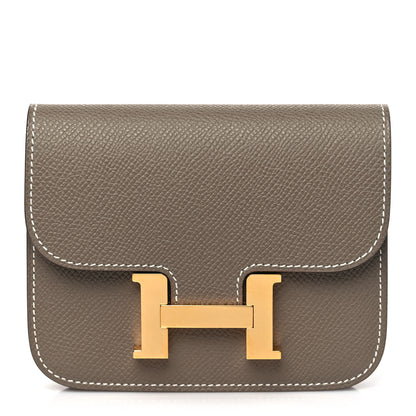 Hermes Epsom Constance Slim Wallet Etoupe 1 of 8