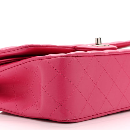 Chanel Lambskin Quilted Medium Double Flap Pink 9 of 11