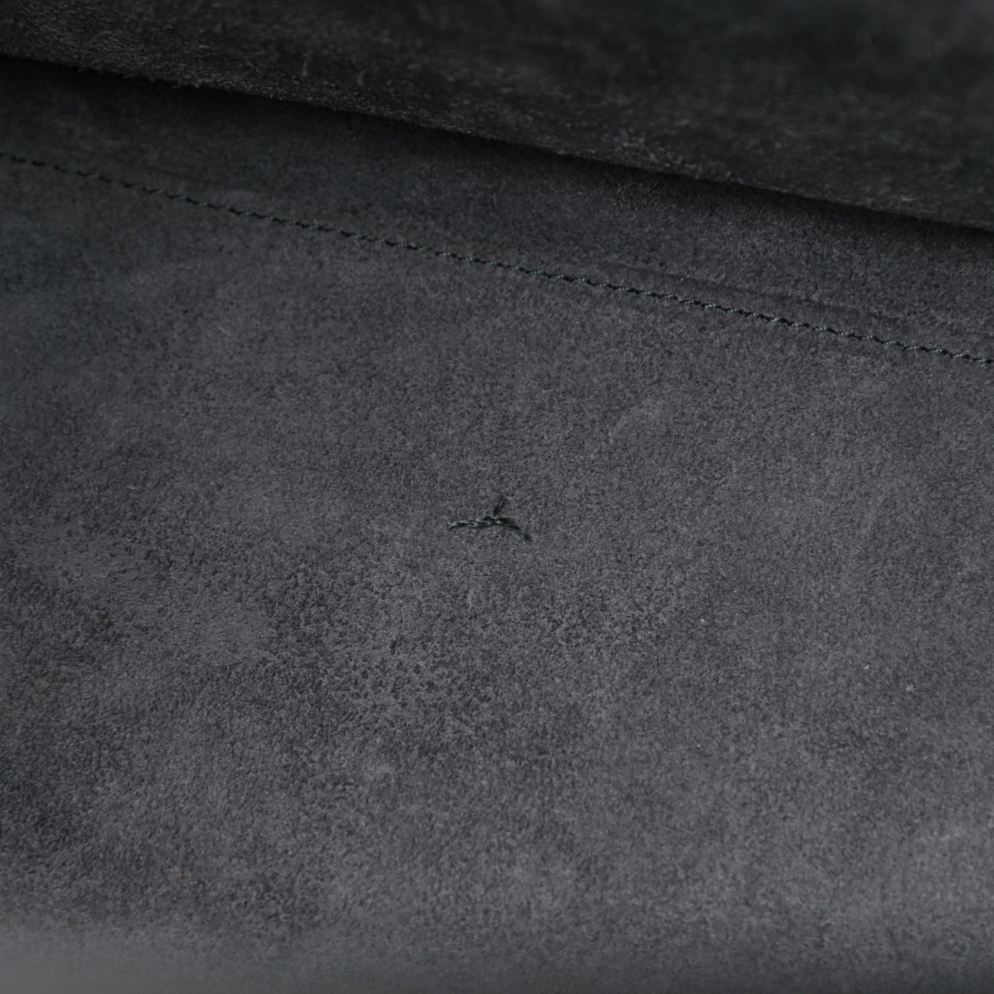 Baby Drummed Calfskin Micro Luggage Kohl