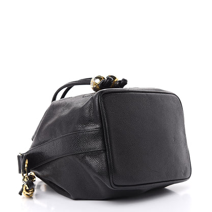 Chanel Caviar CC Drawstring Shoulder Bag Black 4 of 13