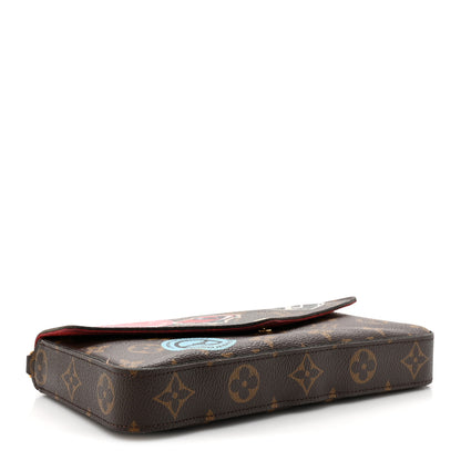 Louis Vuitton Monogram My LV World Tour Pochette Felicie Chain Wallet Coquelicot 5 of 18