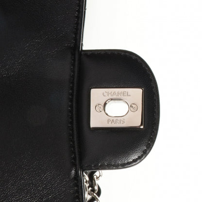 Chanel Patent Secret Label Medium Flap Black 7 of 8