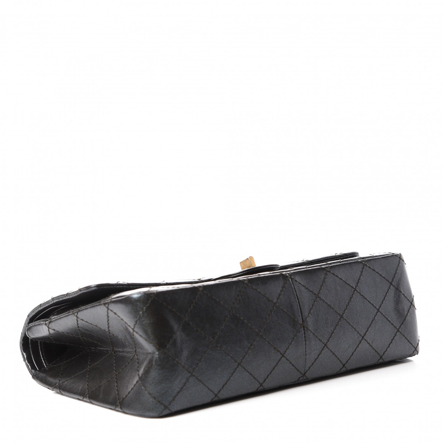 Chanel Glittered Aged Calfskin Quilted 2.55 Reissue 226 Flap Black 4 of 11