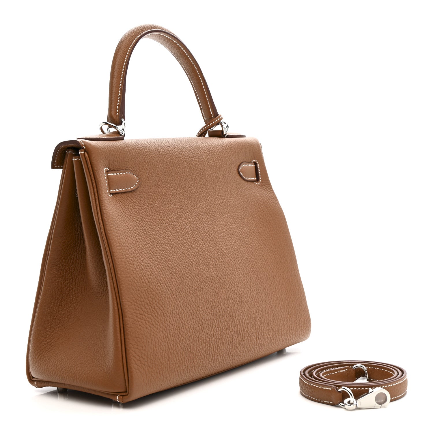 Hermes Togo Kelly Retourne 28 Gold 3 of 12