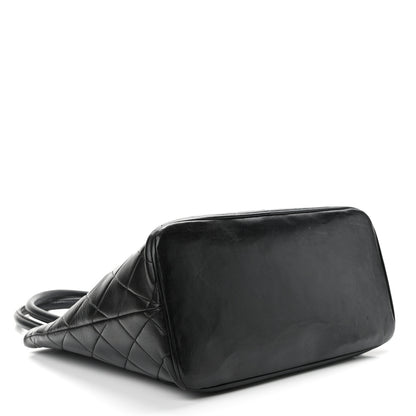 Chanel Lambskin Quilted Medallion Tote Black 4 of 10