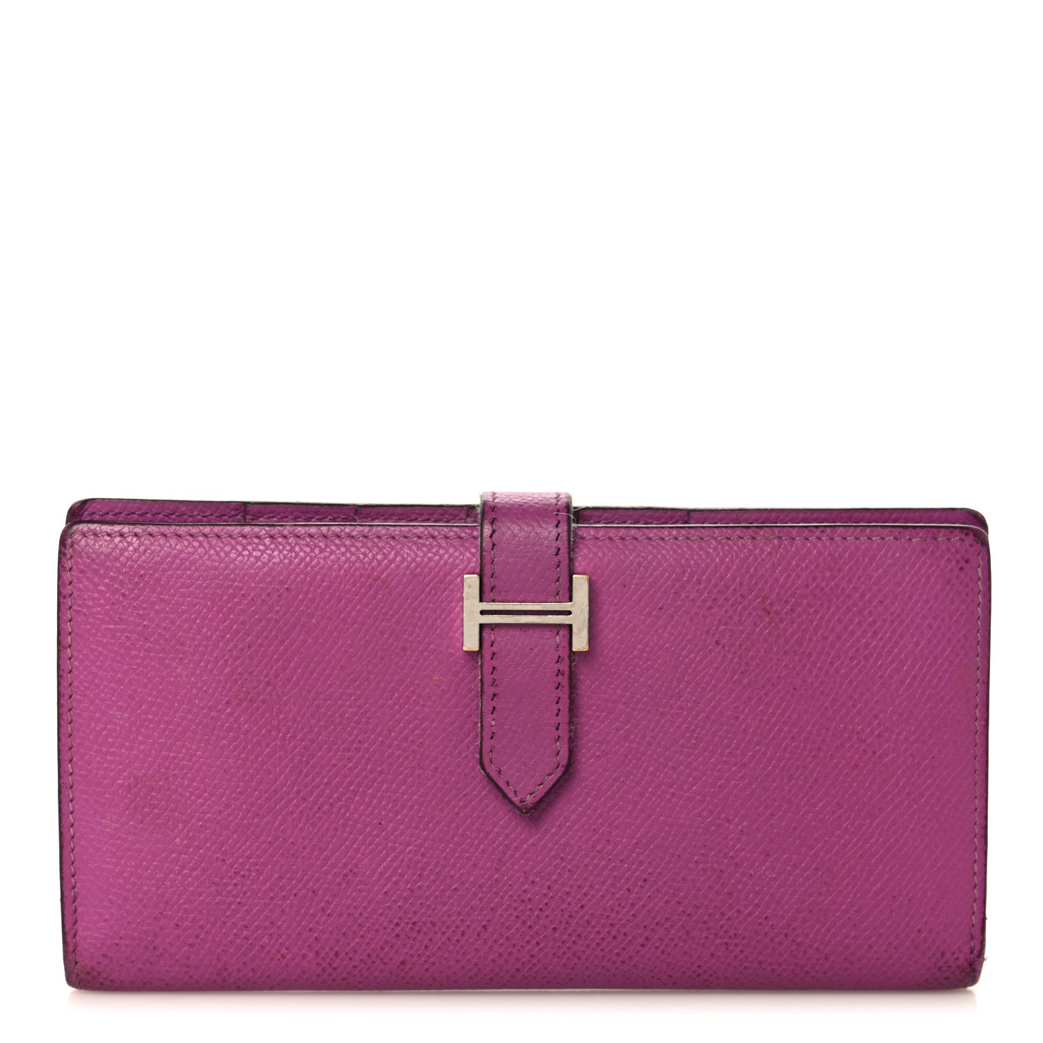 Hermes Epsom Bearn Gusset Wallet Tosca 1 of 14