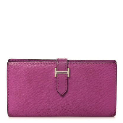 Hermes Epsom Bearn Gusset Wallet Tosca 1 of 14