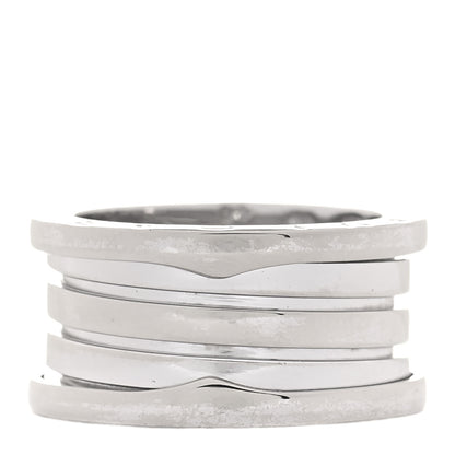 Bulgari 18K White Gold B.Zero1 Four-Band Ring 55 7.25 1 of 5