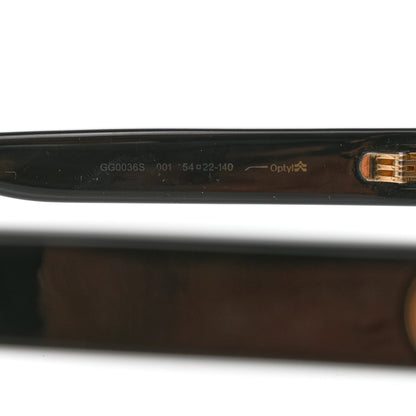 Gucci Acetate Square Frame Sunglasses GG0036S Black 5 of 8