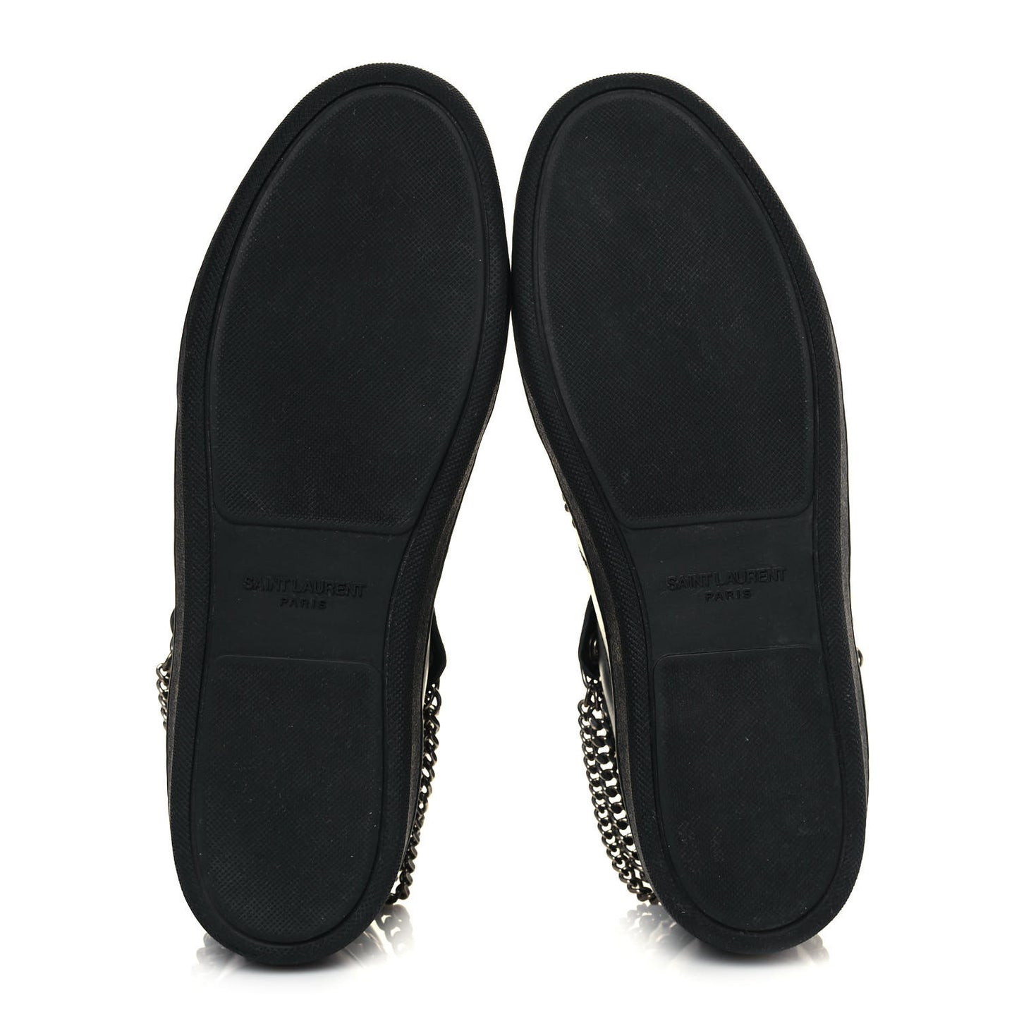 Calfskin Saint Lauren Stud Wolly SL-22 High Top Sneakers 37 Black