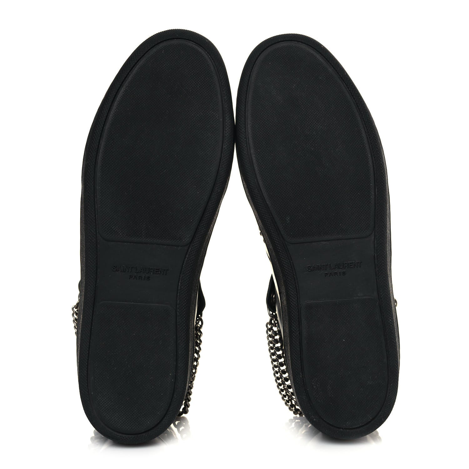 Saint Laurent Calfskin Saint Lauren Stud Wolly SL-22 High Top Sneakers 37 Black 7 of 8