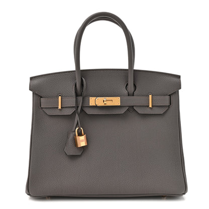 Hermes Togo Birkin 30 Etain 1 of 12