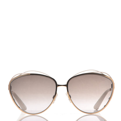 Christian Dior Songe Sunglasses Gold 2 of 12
