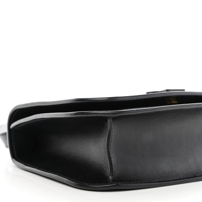 Saint Laurent Smooth Calfskin Small Spontini Saddle Bag Black 9 of 11
