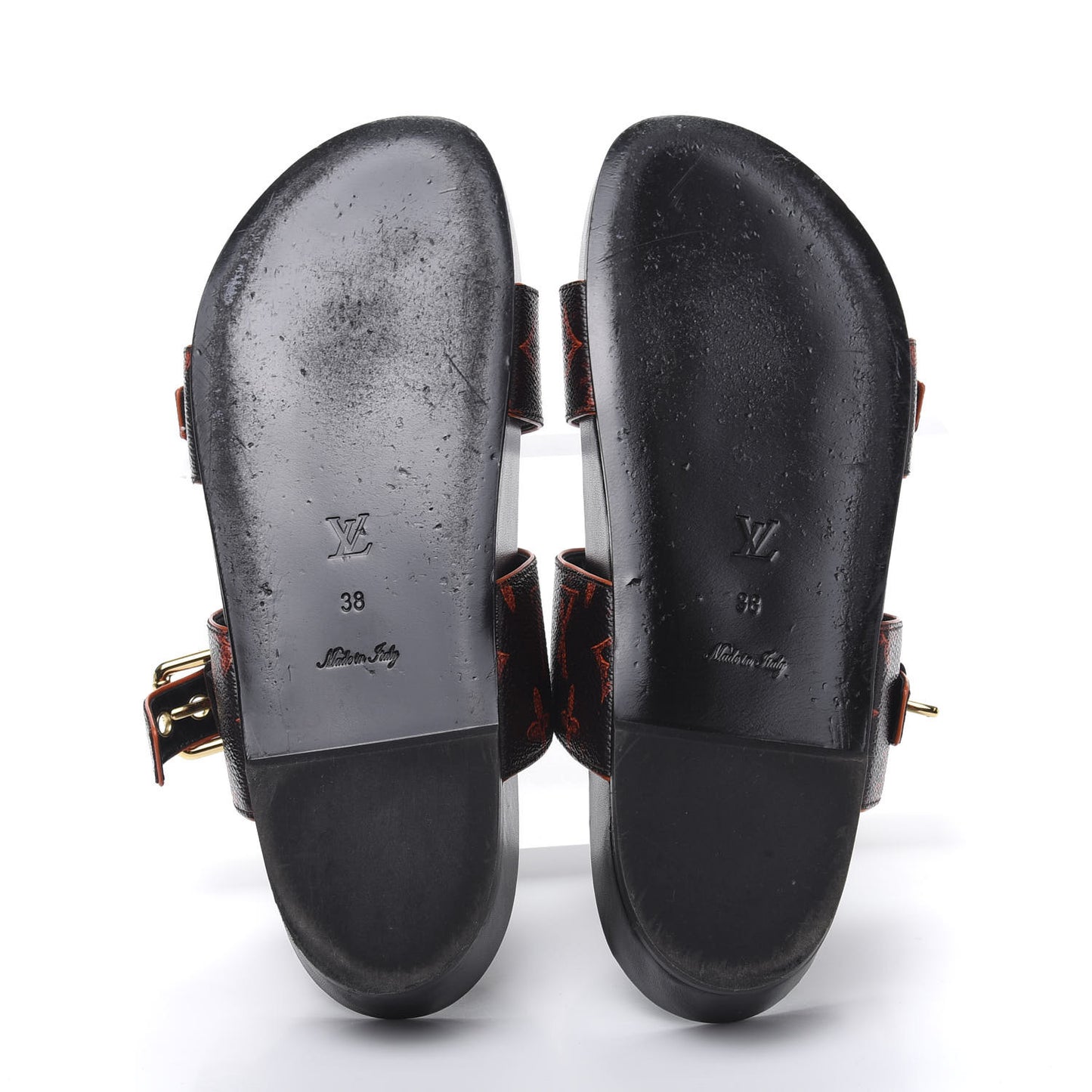 Catogram Bom Dia Flat Mule 38 Black Marron