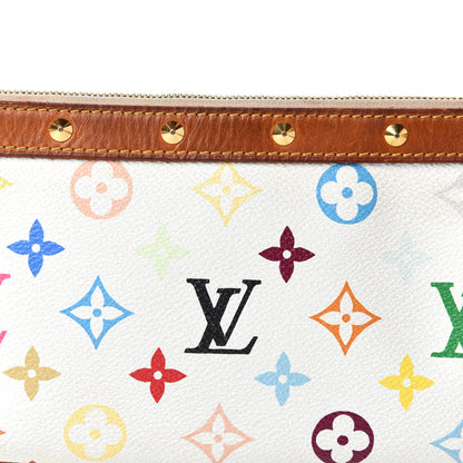 Louis Vuitton Monogram Multicolor Pochette Accessories White 13 of 13