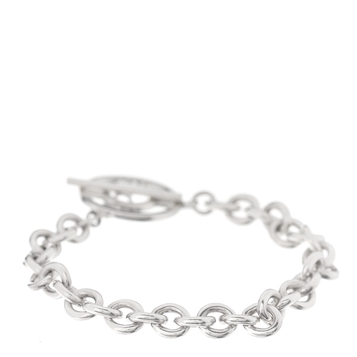 Tiffany Sterling Silver Atlas Toggle Bracelet 3 of 5