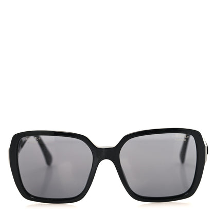 Chanel Acetate Square Sunglasses 5408 Black 2 of 7