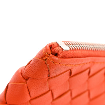 Bottega Veneta Nappa Intrecciato Key Case Orange 9 of 9