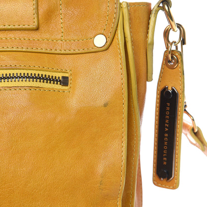 Proenza Schouler Lambskin Medium PS1 Satchel Mustard 20 of 24
