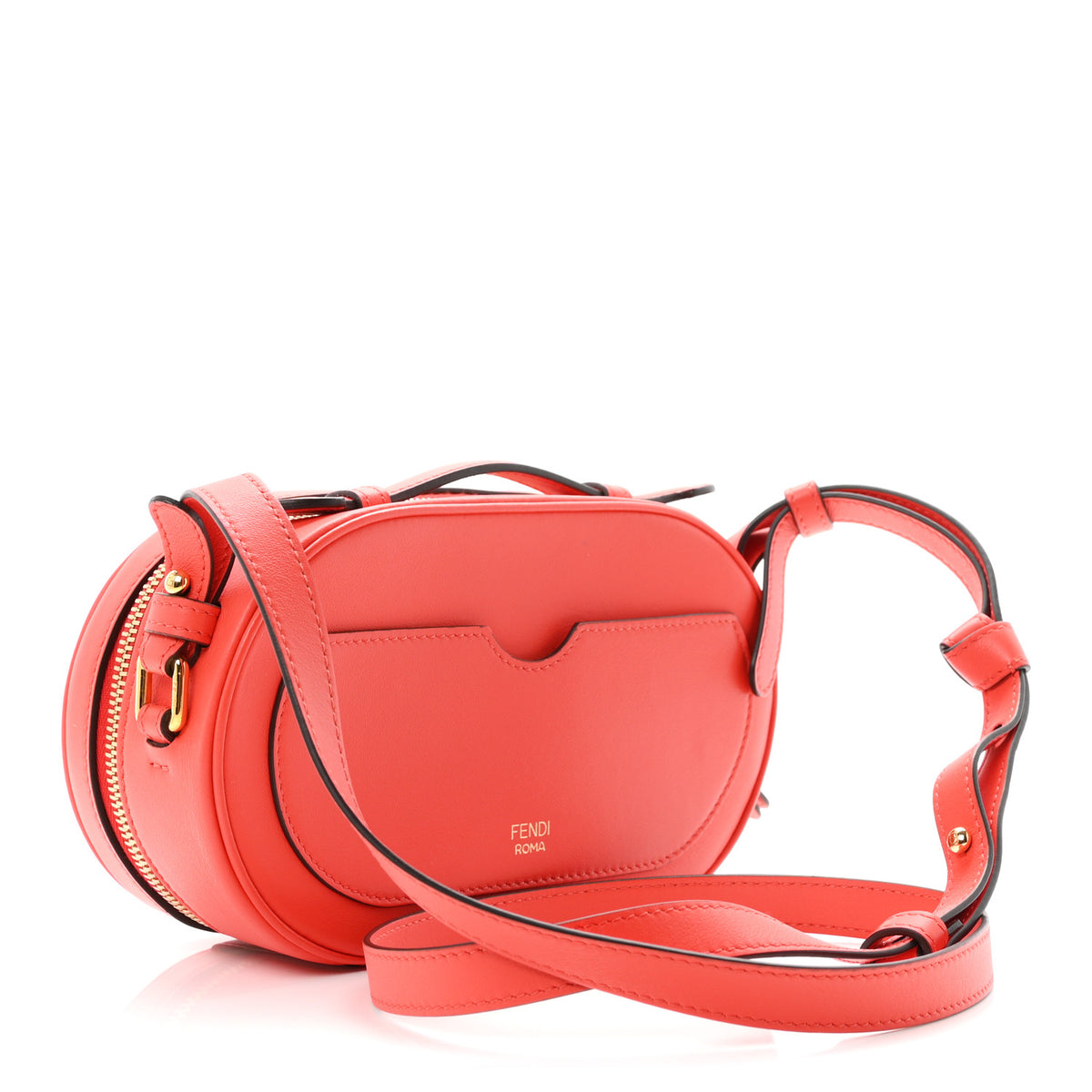 Fendi Vitello Grace Camoscio O'Lock Mini Camera Case Tulipano 4 of 21