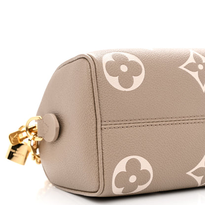 Louis Vuitton Empreinte Monogram Giant Speedy Bandouliere 20 Creme Beige 8 of 9