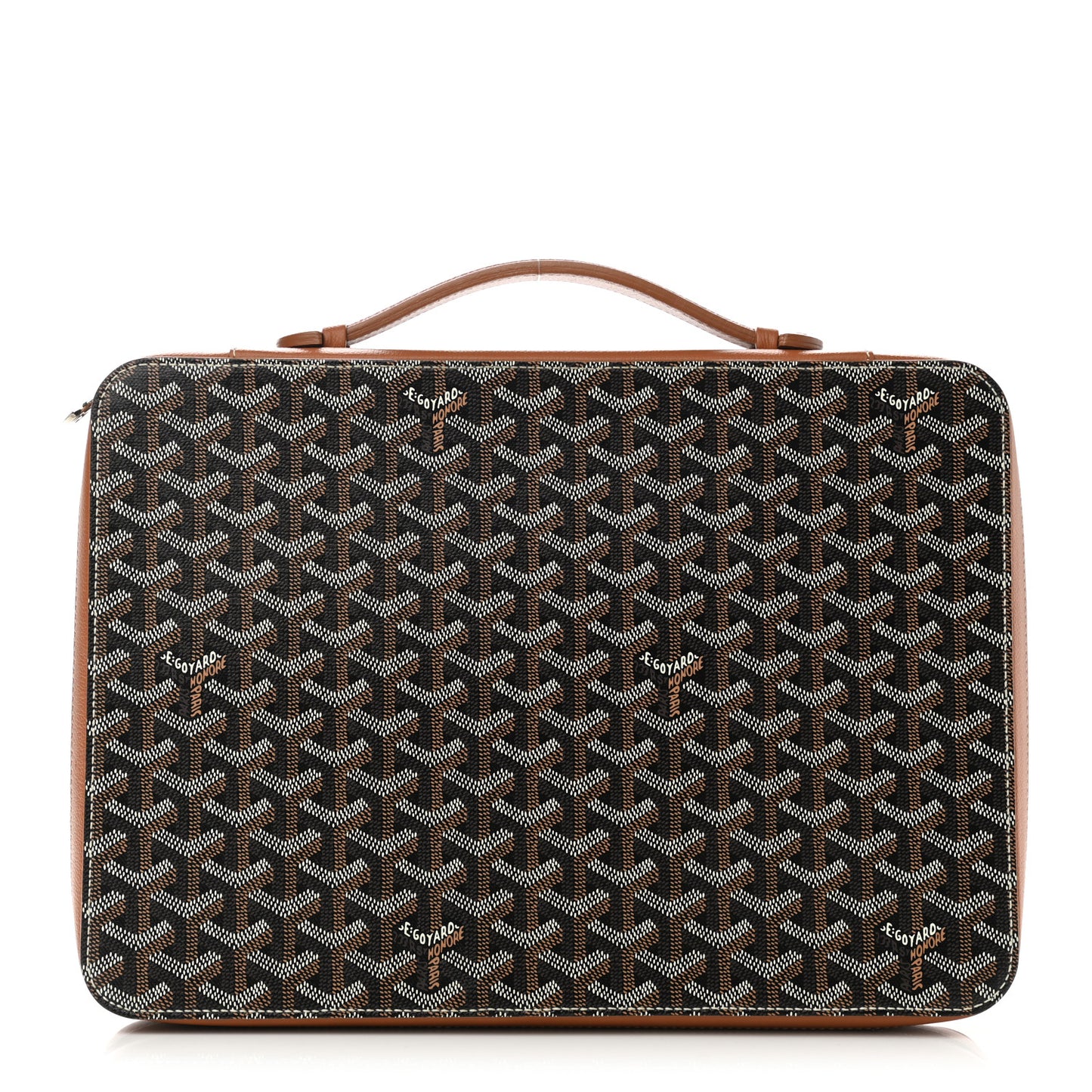 Goyardine Universal Companion Portfolio Black Gold