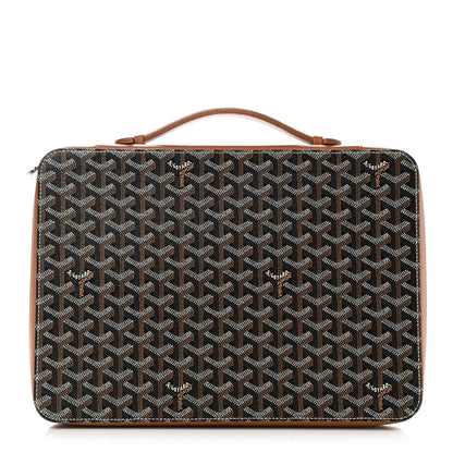 Goyard Goyardine Universal Companion Portfolio Black Gold 1 of 8