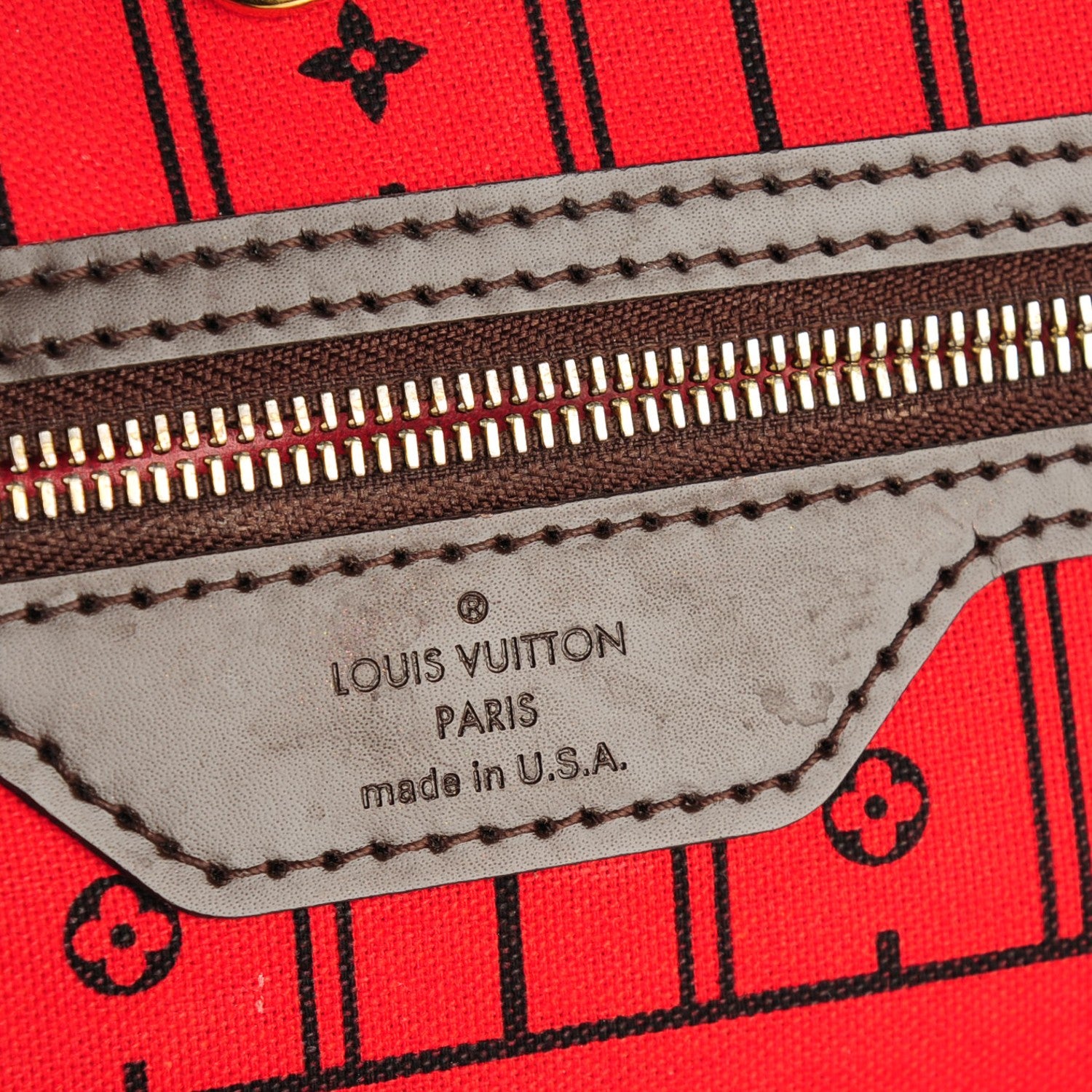 Louis Vuitton Damier Ebene Neverfull MM 6 of 7