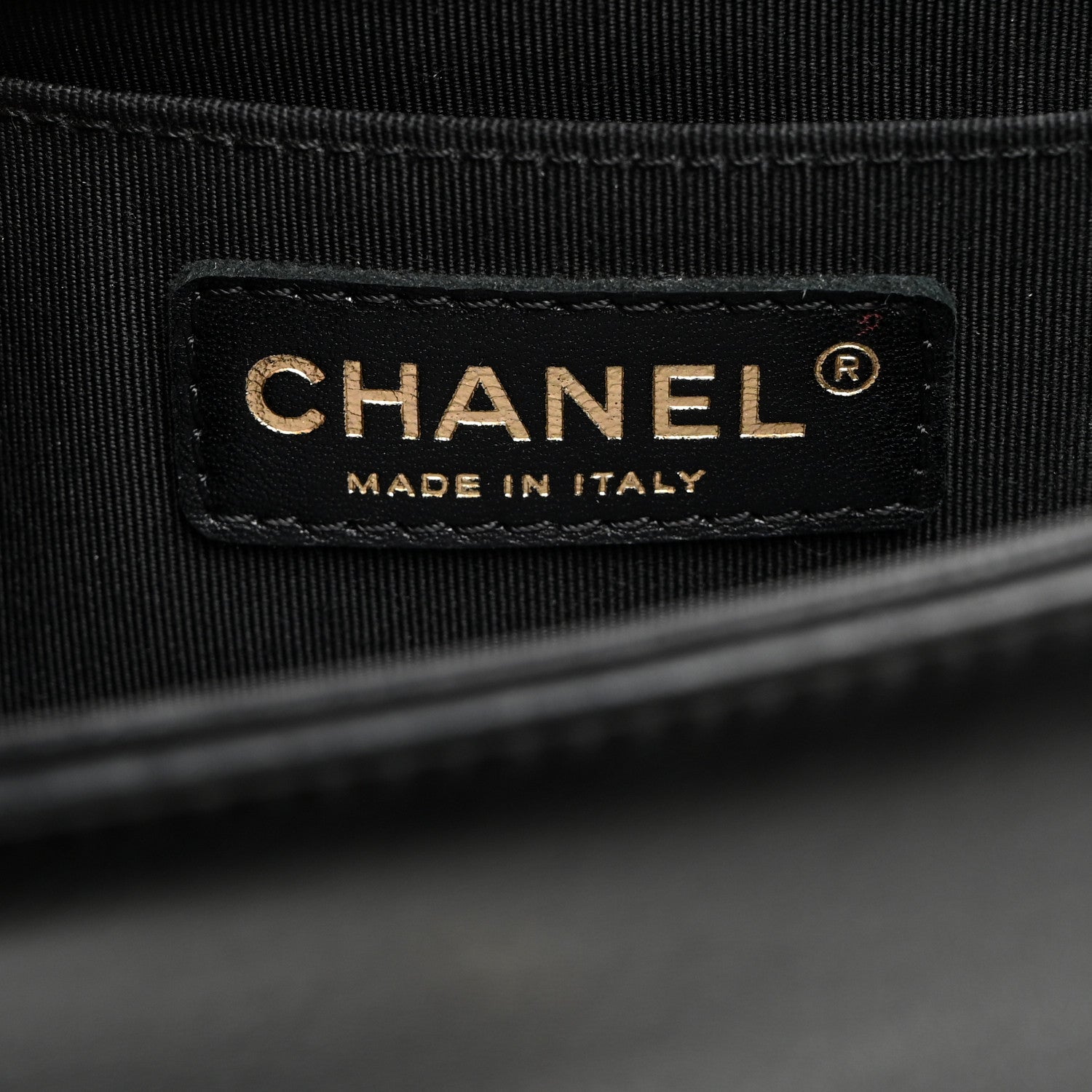 Chanel Lambskin Chevron Quilted Medium Boy Flap Black 6 of 10