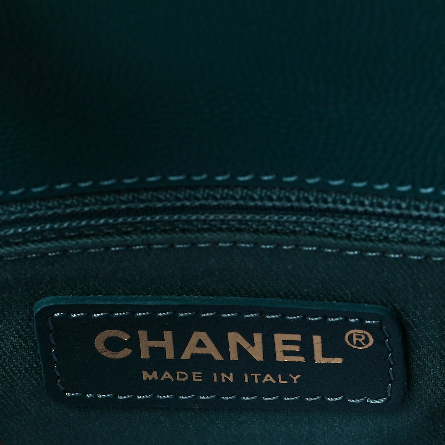 Caviar Quilted Mini Coco Handle Flap Green