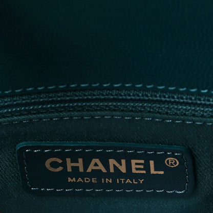 Chanel Caviar Quilted Mini Coco Handle Flap Green 6 of 11