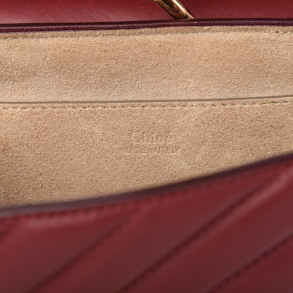 Chloe Calfskin Quilted Mini Drew Bijou Shoulder Bag Plum Purple 8 of 10