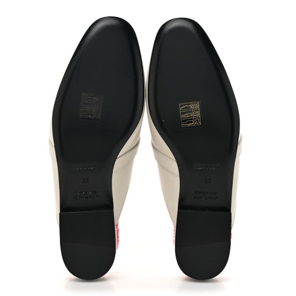 Hermes Calfskin Fringed H Canvas Oz Mules 36 Beige Glaise Framboise 5 of 11