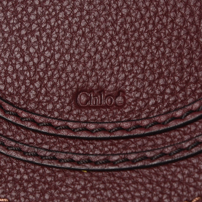 Chloe Calfskin Mini Marcie Round Crossbody Bag Dark Velvet 6 of 9