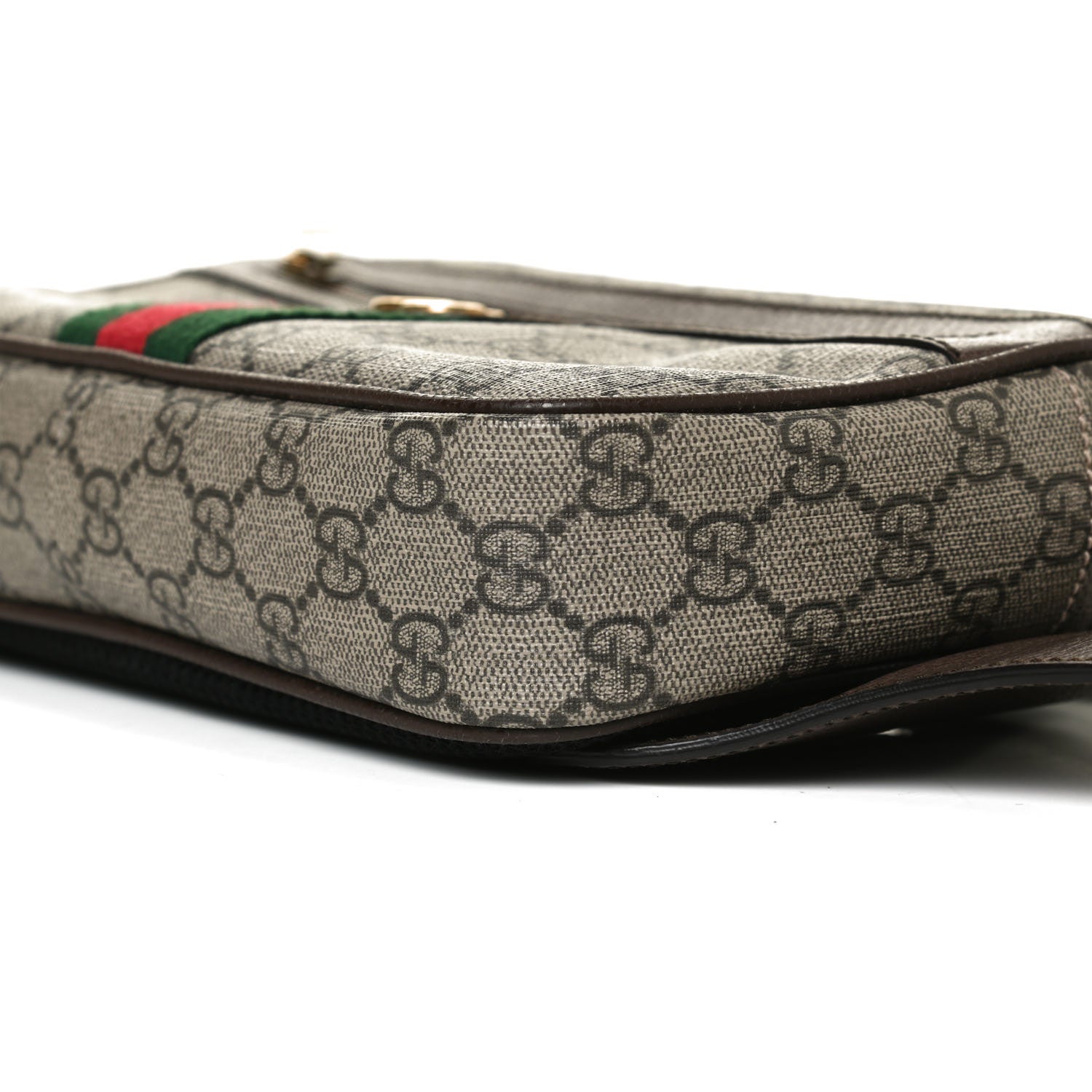 Gucci Soft GG Supreme Monogram Medium Ophidia Belt Bag Dark Brown 11 of 15