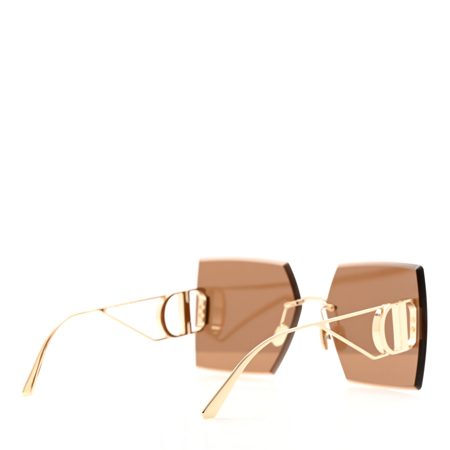 Square 30 Montaiane S7U Sunglasses Gold