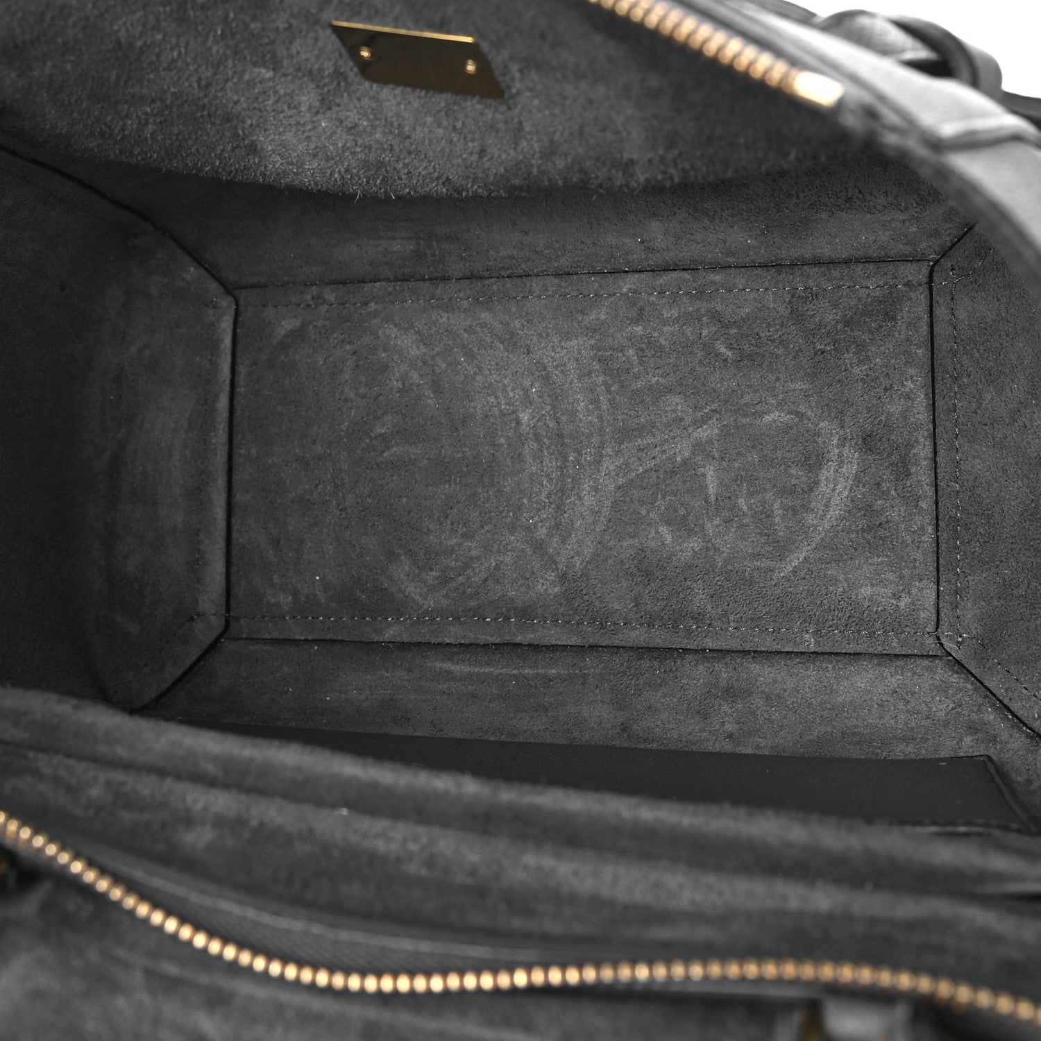 Celine Grained Calfskin Micro Belt Bag Grey 5 of 11