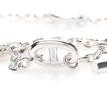 Hermes Sterling Silver Farandole Necklace 120 6 of 7