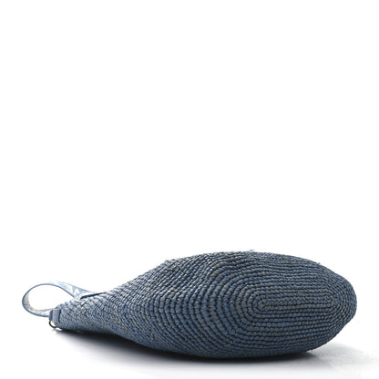 Loewe Raffia Mini Slit Tote Bag Blue 4 of 11
