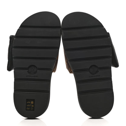 Louis Vuitton Nylon Monogram Pool Pillow Comfort Mule 38 Cacao Brown 5 of 8