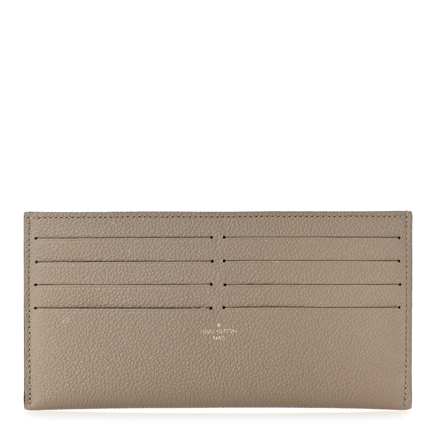 Louis Vuitton Calfskin Felicie Chain Wallet Card Holder Insert Tourterelle 1 of 6