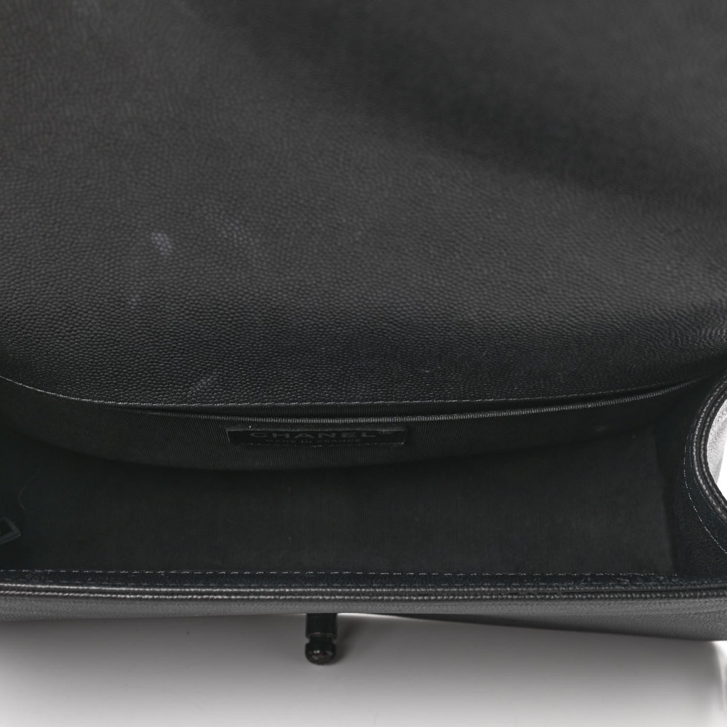 Chanel Caviar Quilted Medium Boy Flap So Black 5 of 9