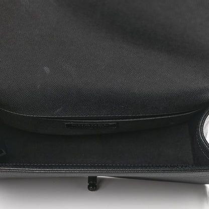 Chanel Caviar Quilted Medium Boy Flap So Black 5 of 9