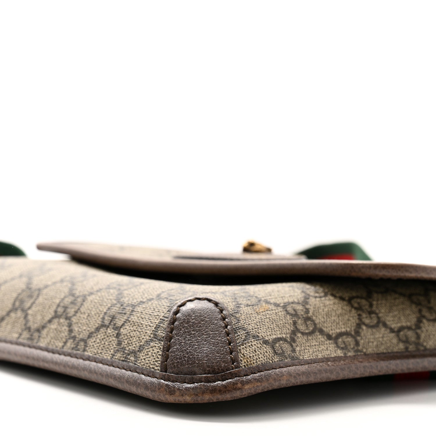 Gucci GG Supreme Monogram Neo Vintage Web Belt Bag Brown 10 of 12